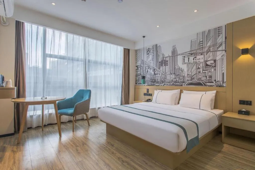 Bed in City Comfort Inn Lijiang Ancient Town