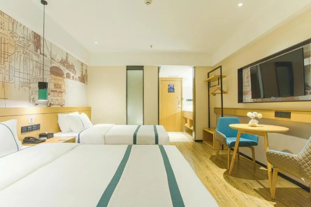 Bed in City Comfort Inn Lijiang Ancient Town