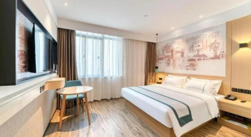 Bed in City Comfort Inn Lijiang Ancient Town