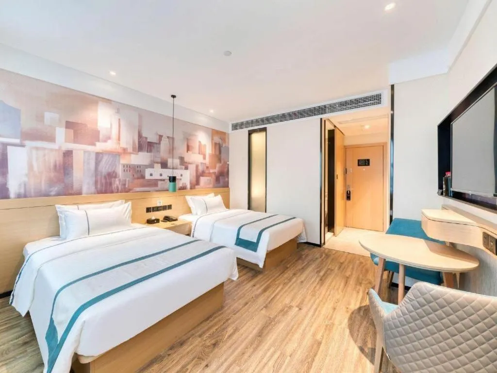 Bed in City Comfort Inn Lijiang Ancient Town