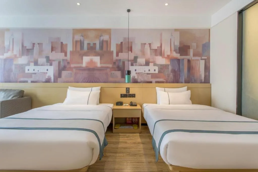 Bed in City Comfort Inn Lijiang Ancient Town