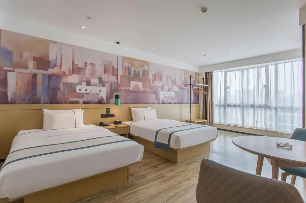 Bed in City Comfort Inn Lijiang Ancient Town