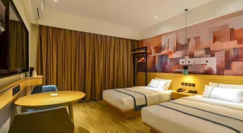 Bed in City Comfort Inn Lijiang Ancient Town