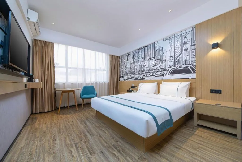 Bed in City Comfort Inn Honghu Avenue