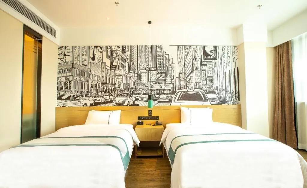 Bed in City Comfort Inn Honghu Avenue