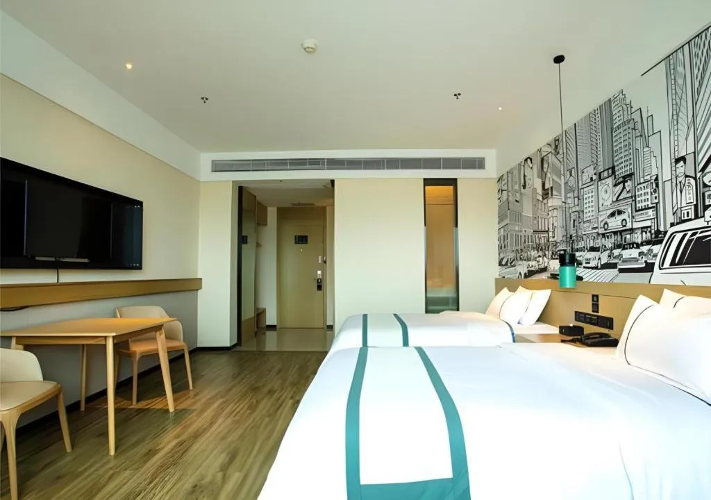 Bed in City Comfort Inn Honghu Avenue