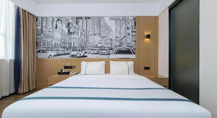 Bed in City Comfort Inn Honghu Avenue