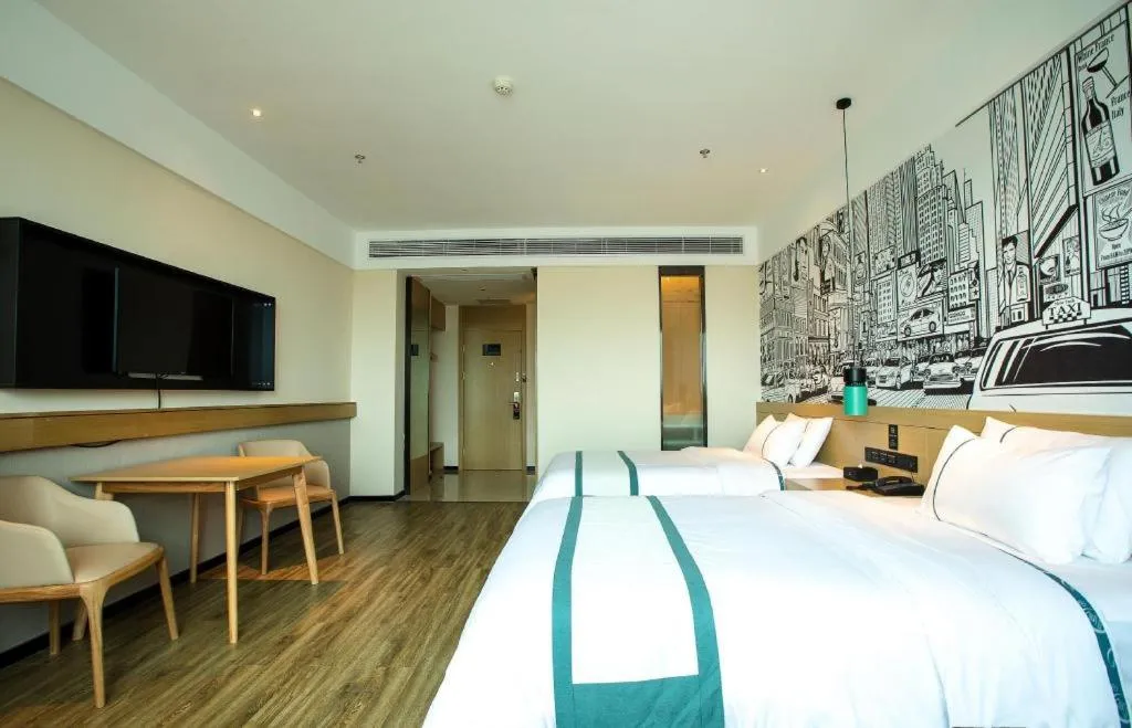 Bed in City Comfort Inn Honghu Avenue