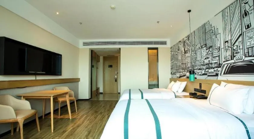 Bed in City Comfort Inn Honghu Avenue