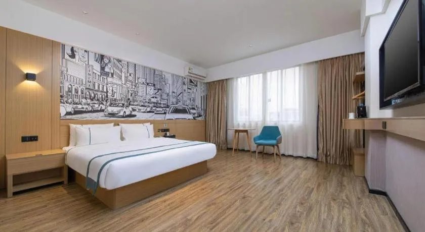 Bed in City Comfort Inn Honghu Avenue