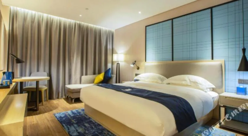 Bed in Echarm Hotel Nanning Dongge Macun Metro Station