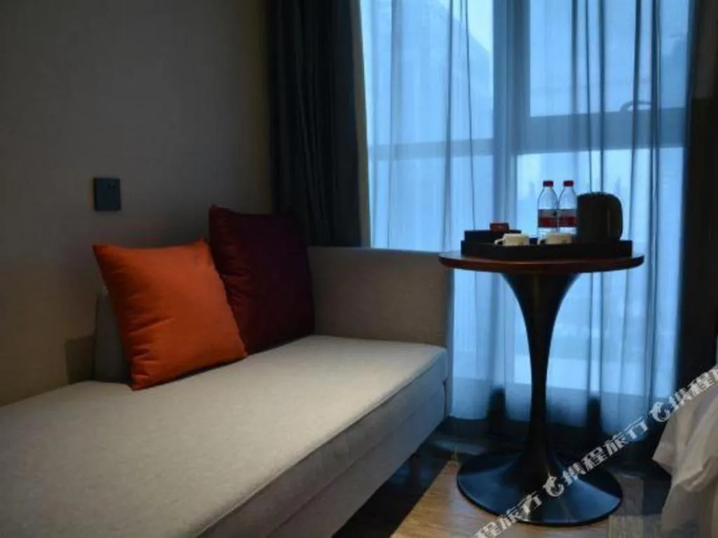 Bed in Borrman Hotel Ji'nan Aoti Center East Provincial Hospital