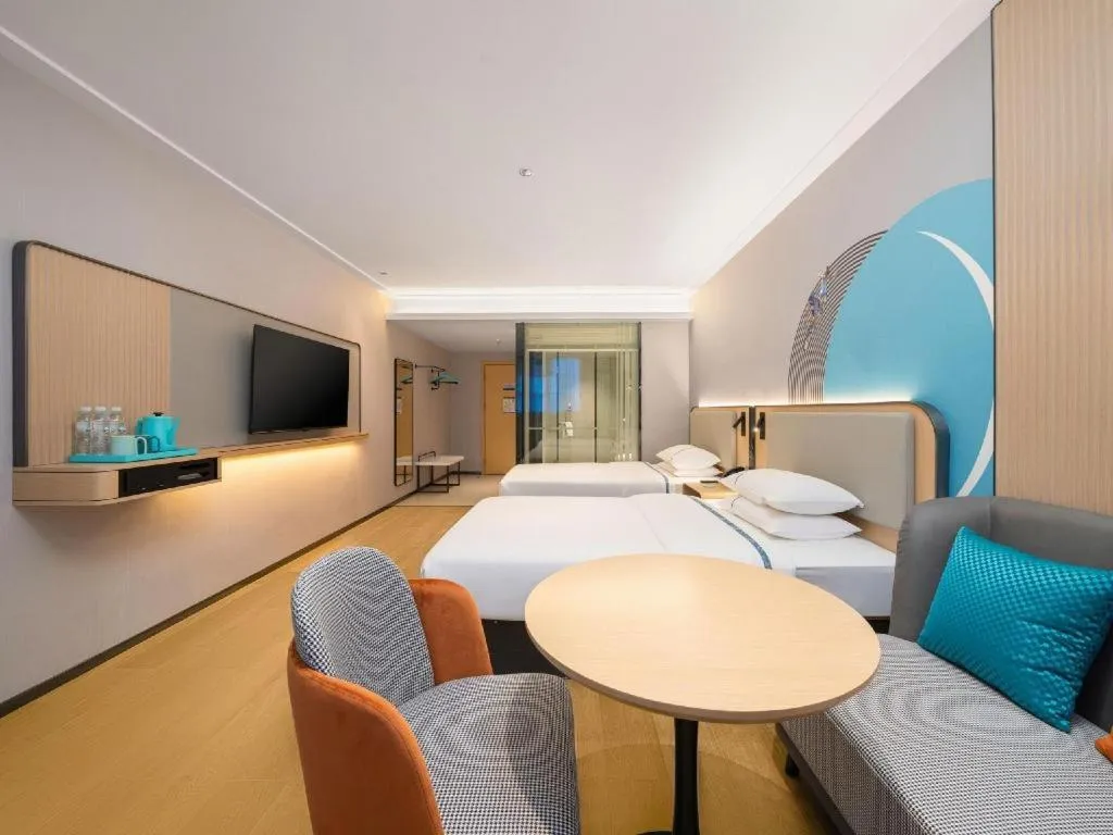 Bed in City Comfort Inn Liuzhou Luzhai Walking Street