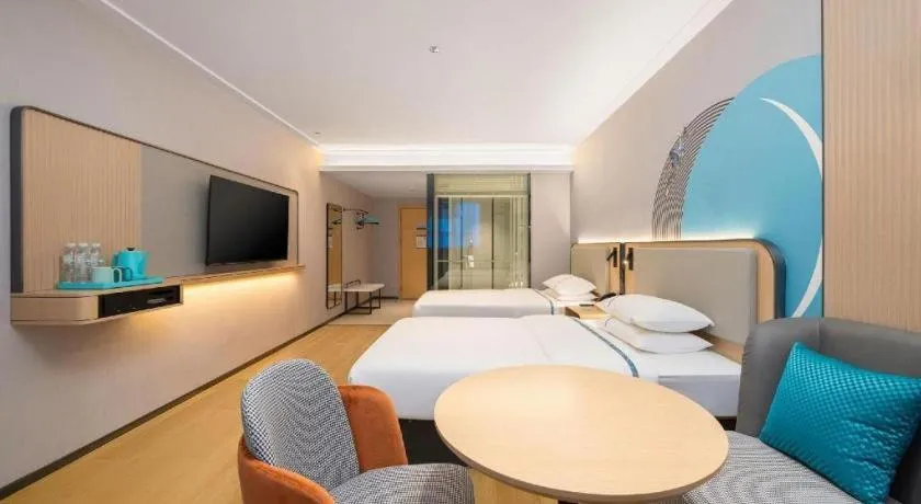 Bed in City Comfort Inn Liuzhou Luzhai Walking Street