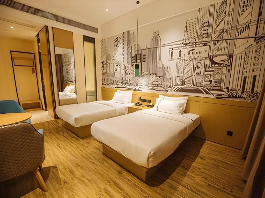 Bed in City Comfort Inn Yangjiang High-tech Zone Pinggang