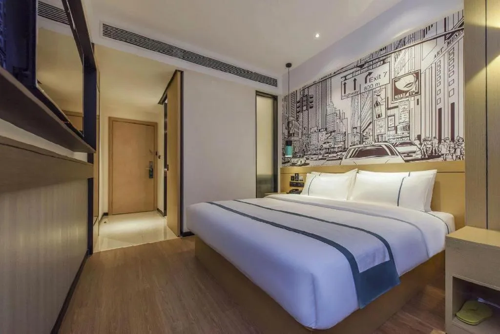 Bed in City Comfort Inn Yangjiang High-tech Zone Pinggang