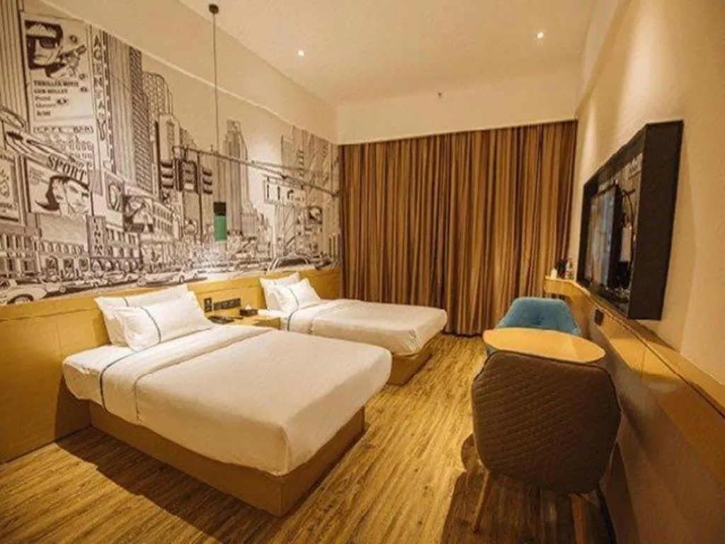 Bed in City Comfort Inn Yangjiang High-tech Zone Pinggang