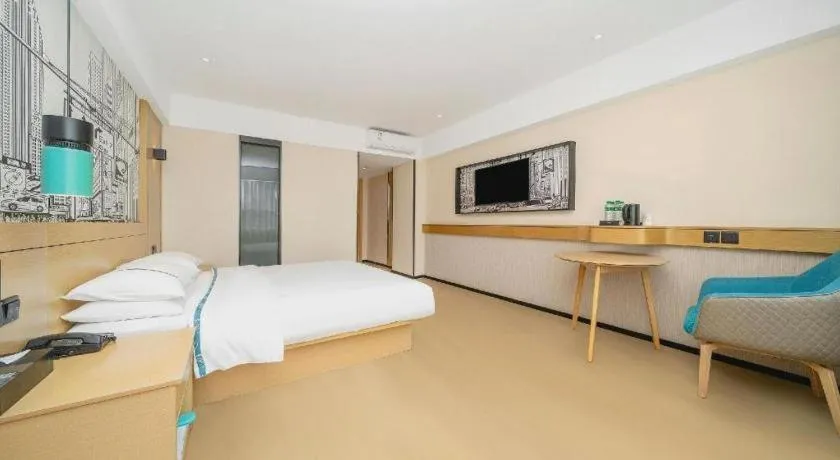 Bed in City Comfort Inn Dali High-speed Railway Station Erhai Park