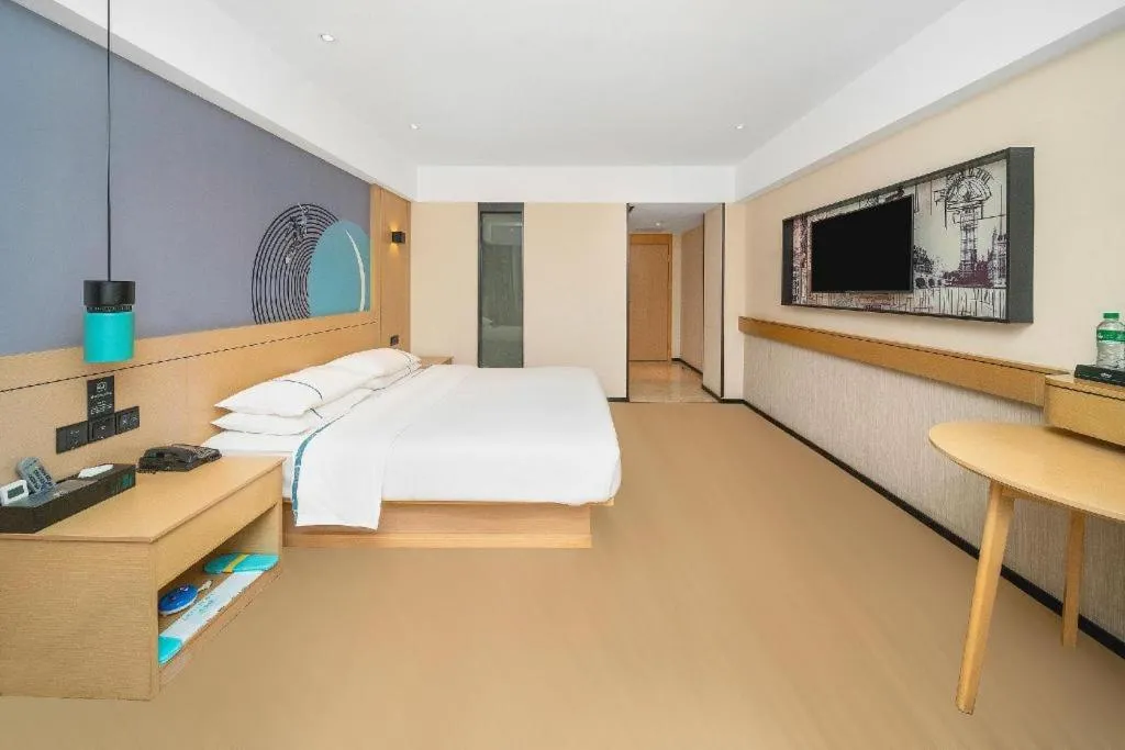 Bed in City Comfort Inn Dali High-speed Railway Station Erhai Park