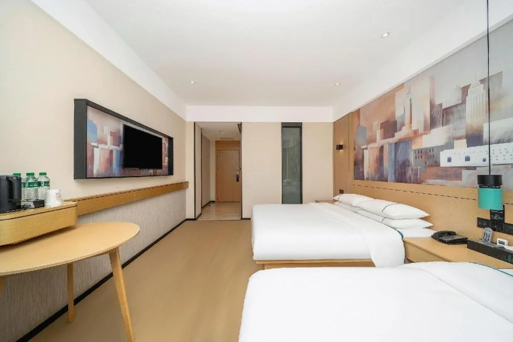 Bed in City Comfort Inn Dali High-speed Railway Station Erhai Park