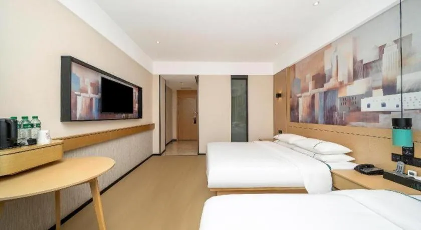 Bed in City Comfort Inn Dali High-speed Railway Station Erhai Park