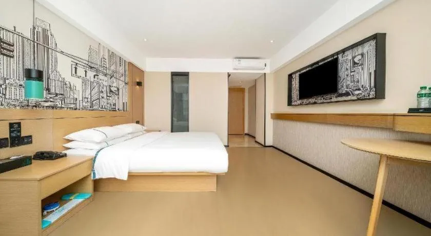 Bed in City Comfort Inn Dali High-speed Railway Station Erhai Park