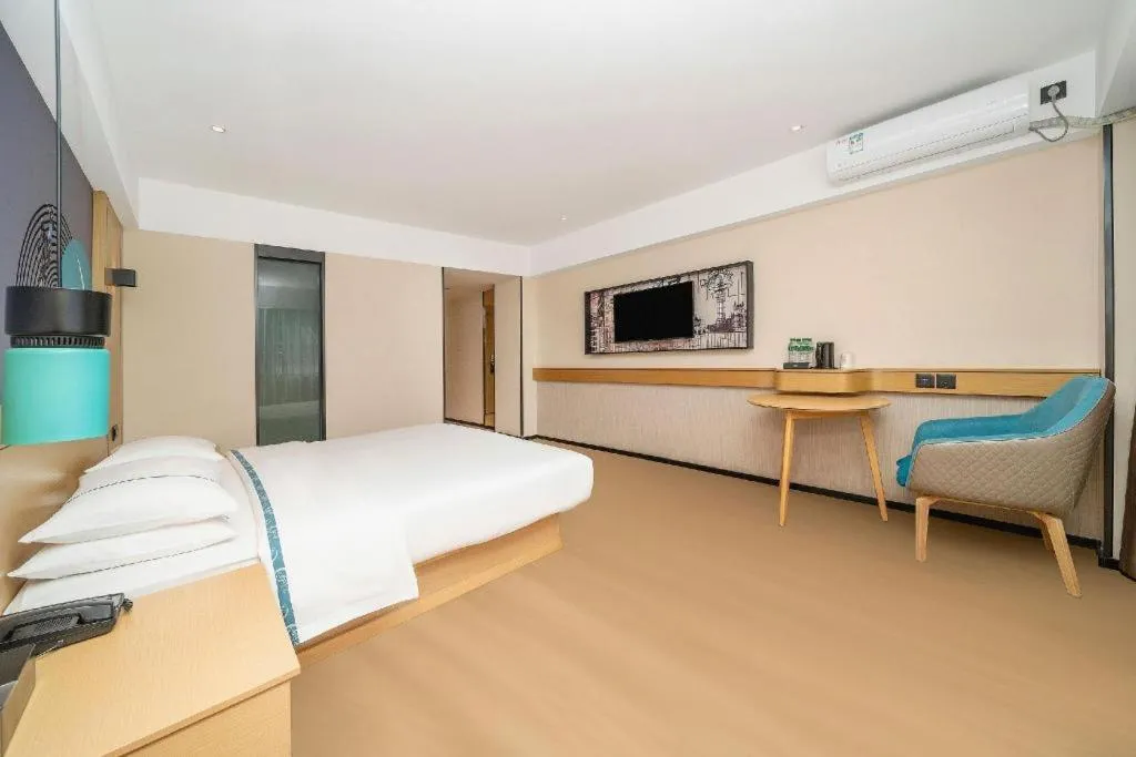 Bed in City Comfort Inn Dali High-speed Railway Station Erhai Park