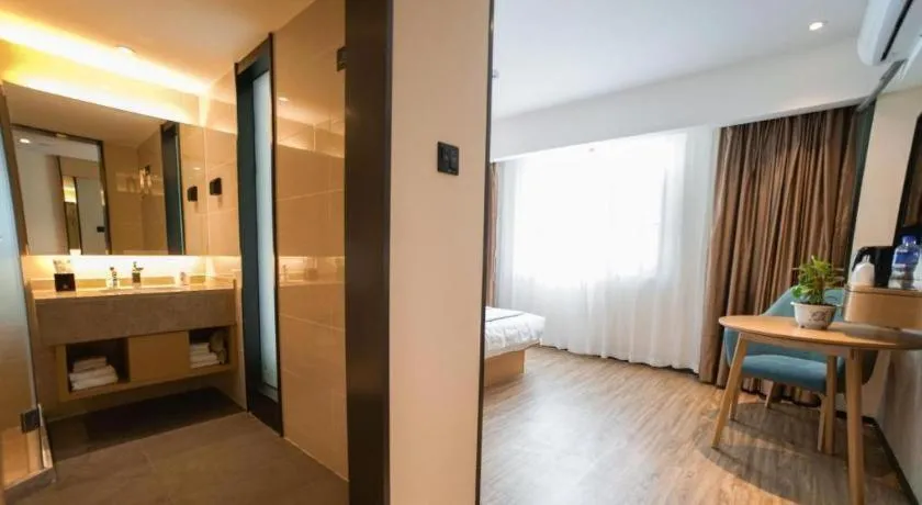 Bed in City Comfort Inn Dali High-speed Railway Station Erhai Park