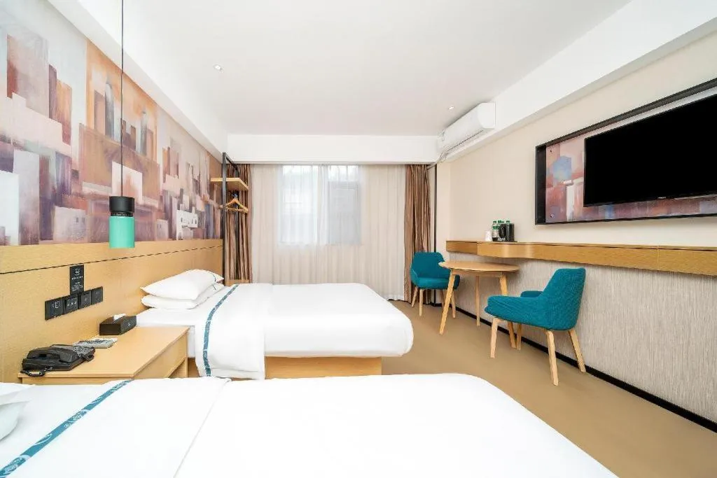 Bed in City Comfort Inn Dali High-speed Railway Station Erhai Park