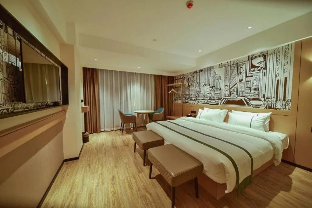 Bed in City Comfort Inn Zhaoqing Sihui Nanjiang Industrial Park