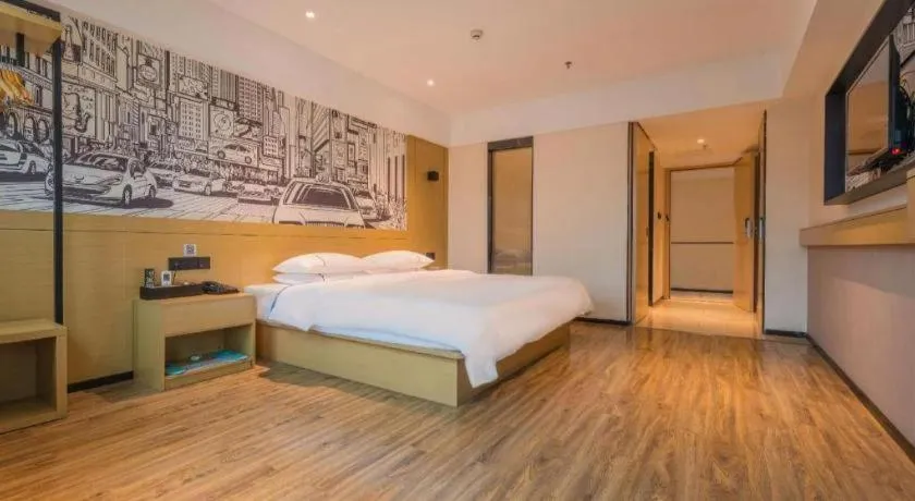 Bed in City Comfort Inn Zhaoqing Sihui Nanjiang Industrial Park