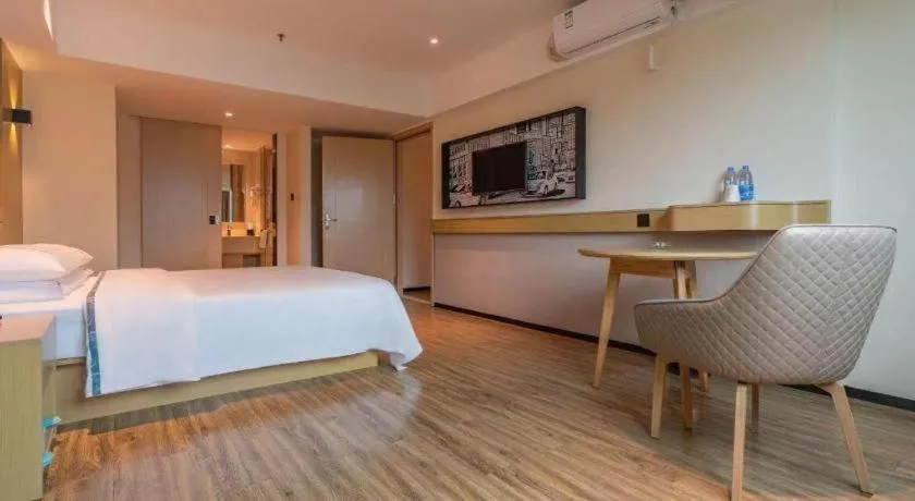 Bed in City Comfort Inn Zhaoqing Sihui Nanjiang Industrial Park