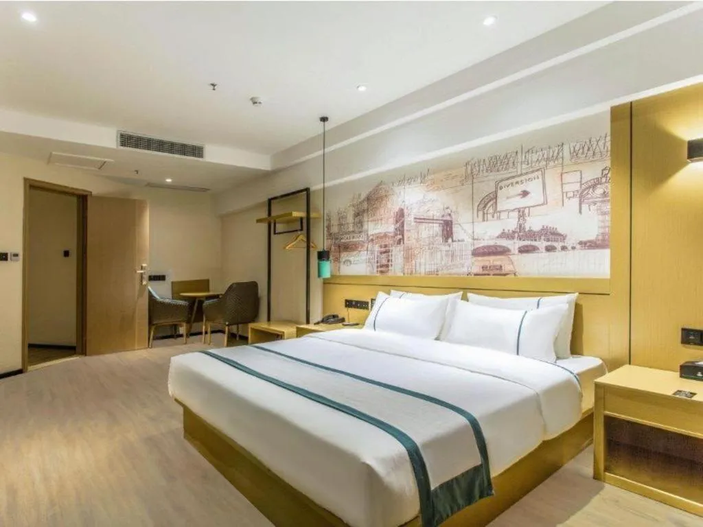 Bed in City Comfort Inn Liuzhou Liucheng