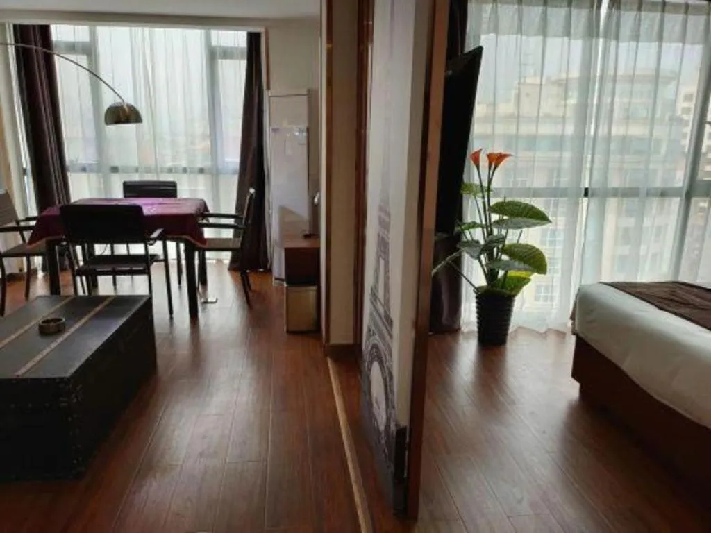 Bed in James Joyce Coffetel Guilin Railway Station Xiangbi Mountain Liangjiang Sihu Wharf