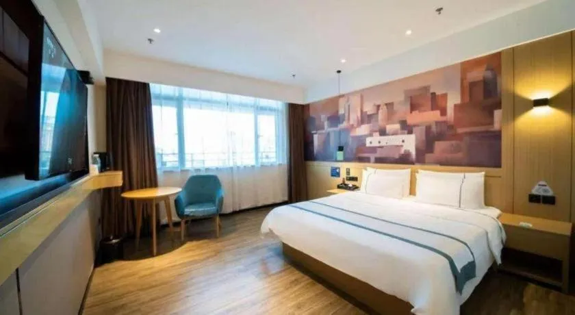 Bed in City Comfort Inn Foshan Sanshui Datang