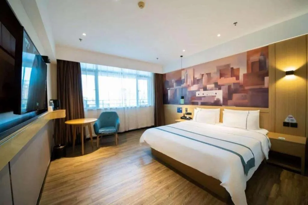 Bed in City Comfort Inn Foshan Sanshui Datang