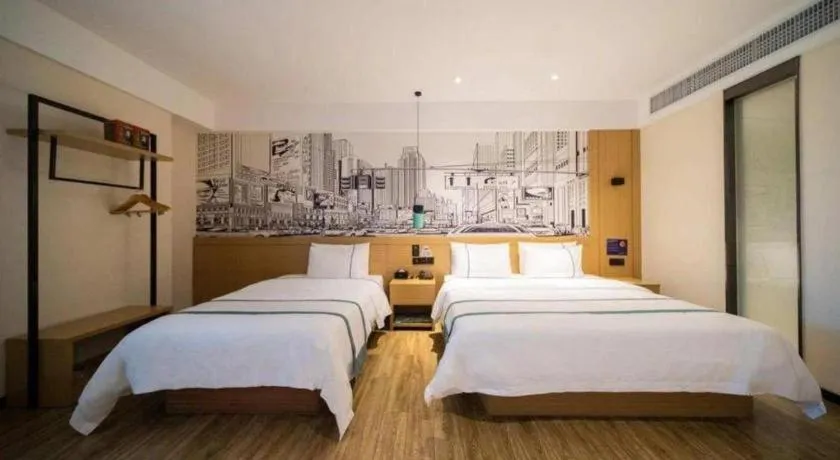 Bed in City Comfort Inn Foshan Sanshui Datang