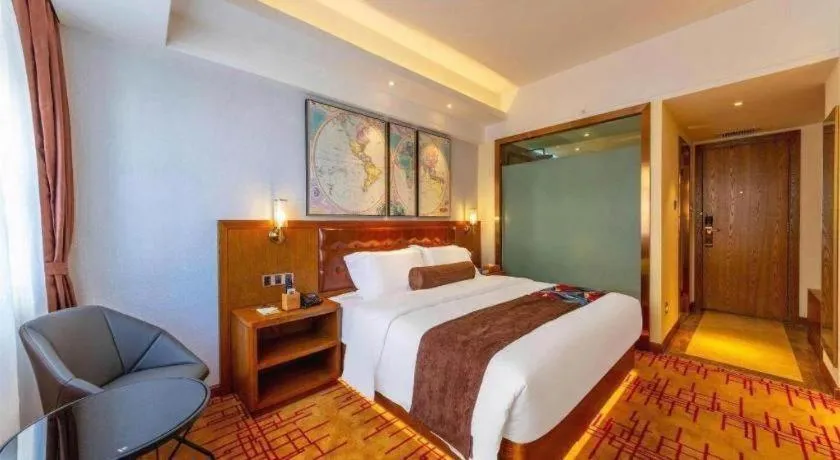 Bed in James Joyce Coffetel Kunming Railway Station Huancheng Nan Road Metro Station