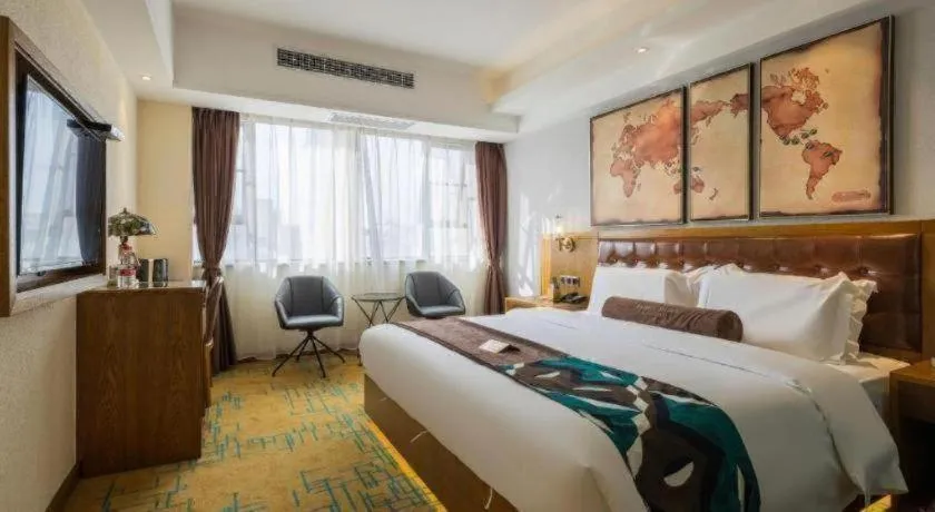 Bed in James Joyce Coffetel Kunming Railway Station Huancheng Nan Road Metro Station