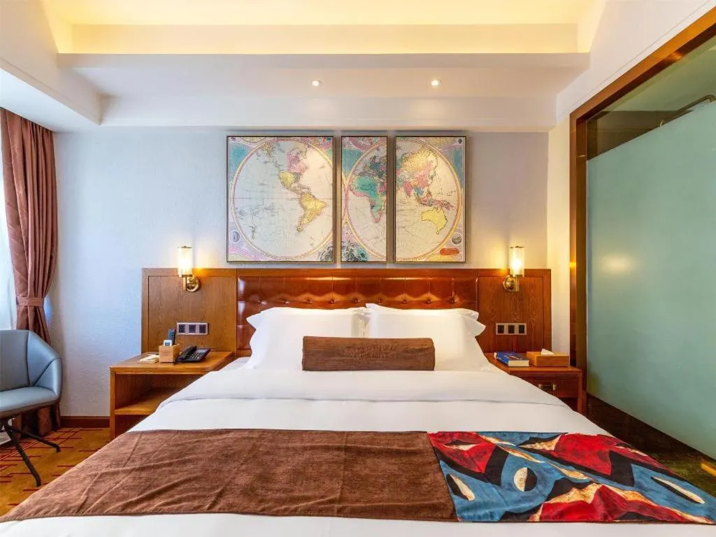 Bed in James Joyce Coffetel Kunming Railway Station Huancheng Nan Road Metro Station