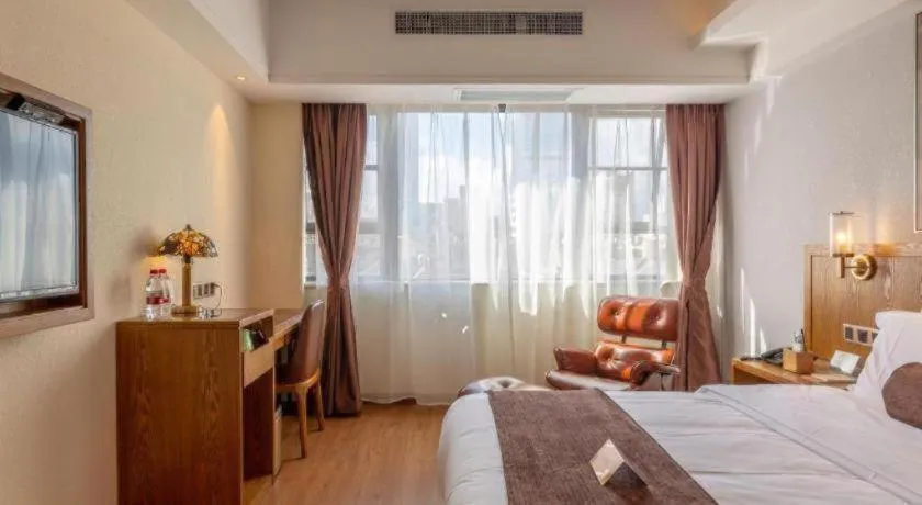 Bed in James Joyce Coffetel Kunming Railway Station Huancheng Nan Road Metro Station