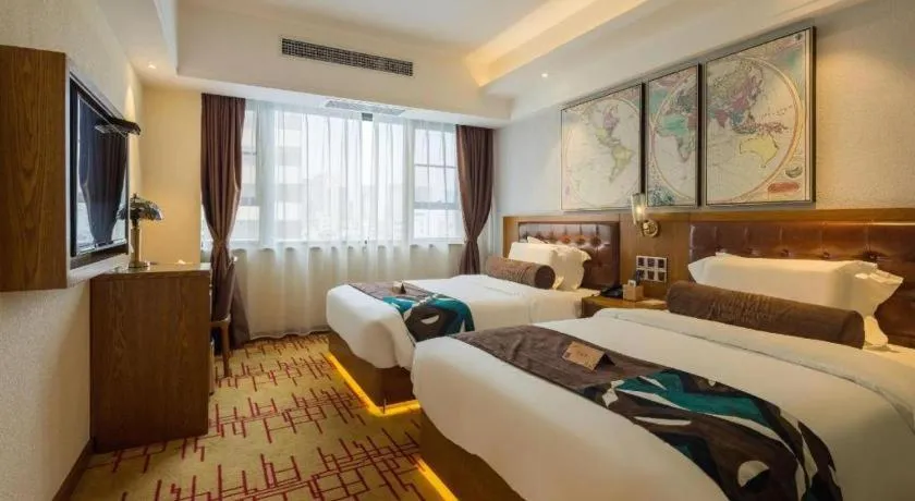 Bed in James Joyce Coffetel Kunming Railway Station Huancheng Nan Road Metro Station