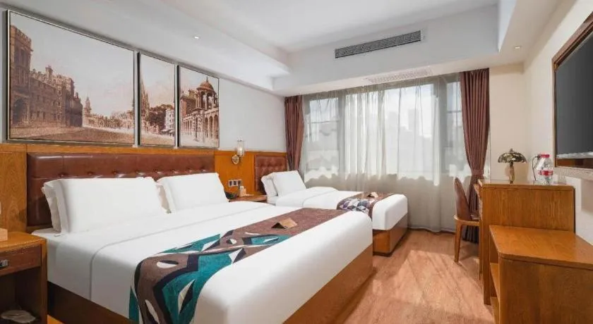 Bed in James Joyce Coffetel Kunming Railway Station Huancheng Nan Road Metro Station