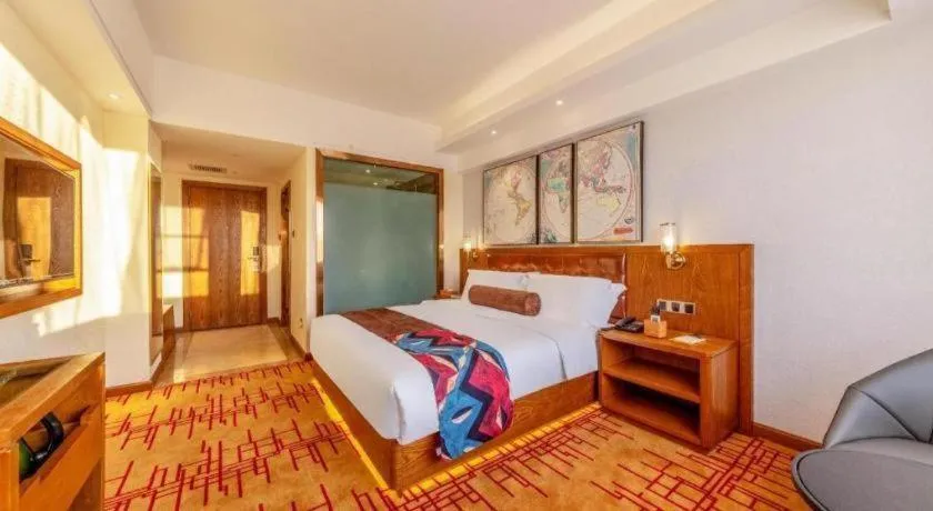 Bed in James Joyce Coffetel Kunming Railway Station Huancheng Nan Road Metro Station