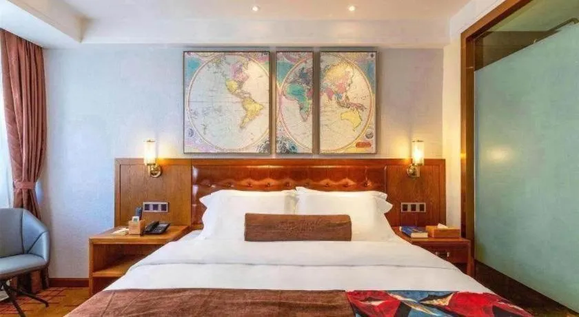 Bed in James Joyce Coffetel Kunming Railway Station Huancheng Nan Road Metro Station