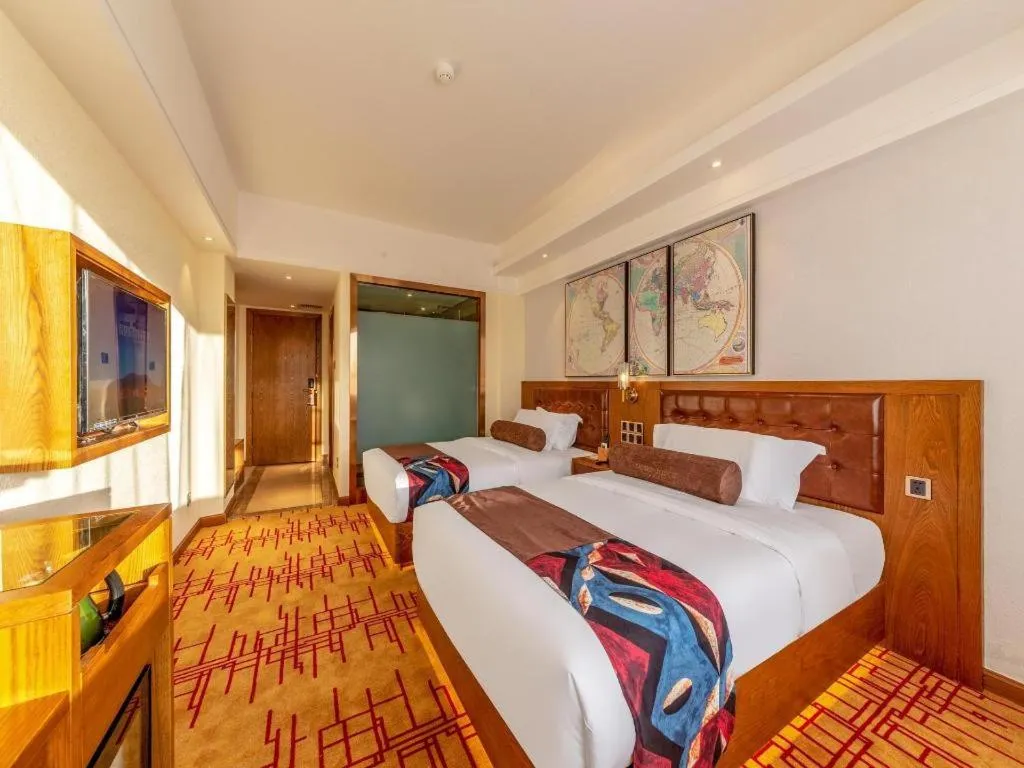 Bed in James Joyce Coffetel Kunming Railway Station Huancheng Nan Road Metro Station