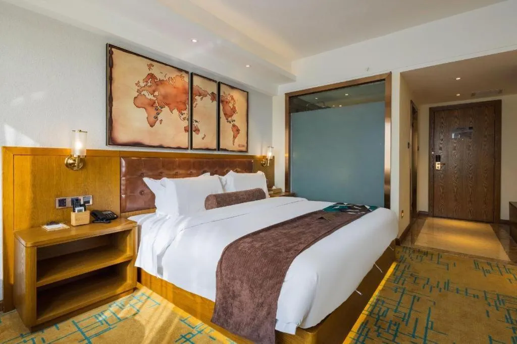 Bed in James Joyce Coffetel Kunming Railway Station Huancheng Nan Road Metro Station