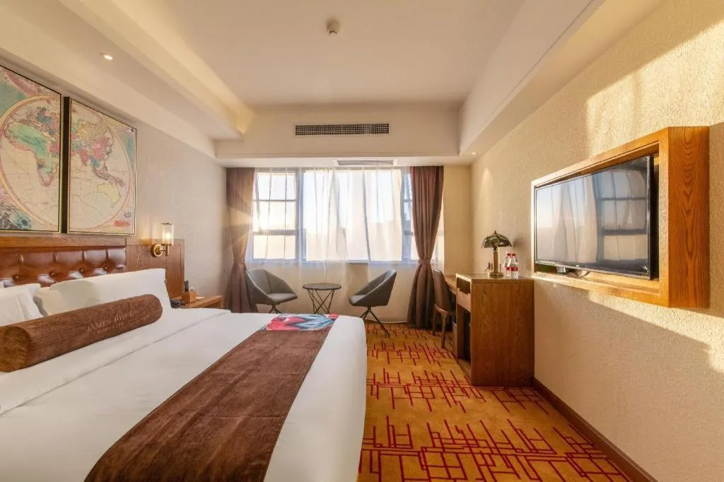 Bed in James Joyce Coffetel Kunming Railway Station Huancheng Nan Road Metro Station