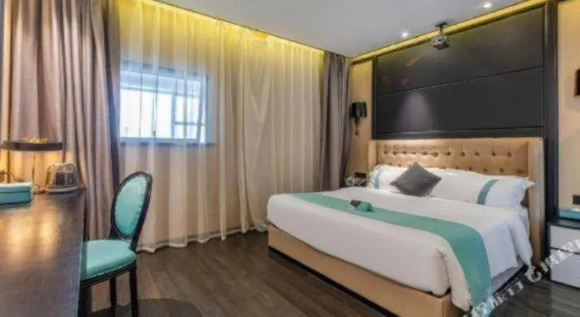 Bed in Xana Hotelle Nanchang Gaoxin Avenue Juren International