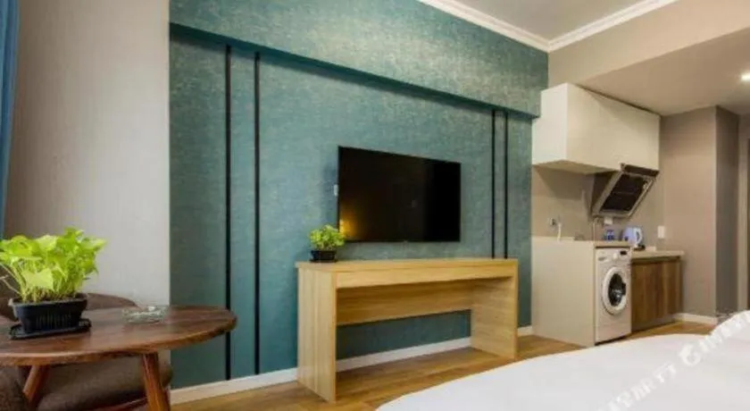 Bed in PAI Hotel Xi'an Kunming Road Hancheng South Road Metro Station